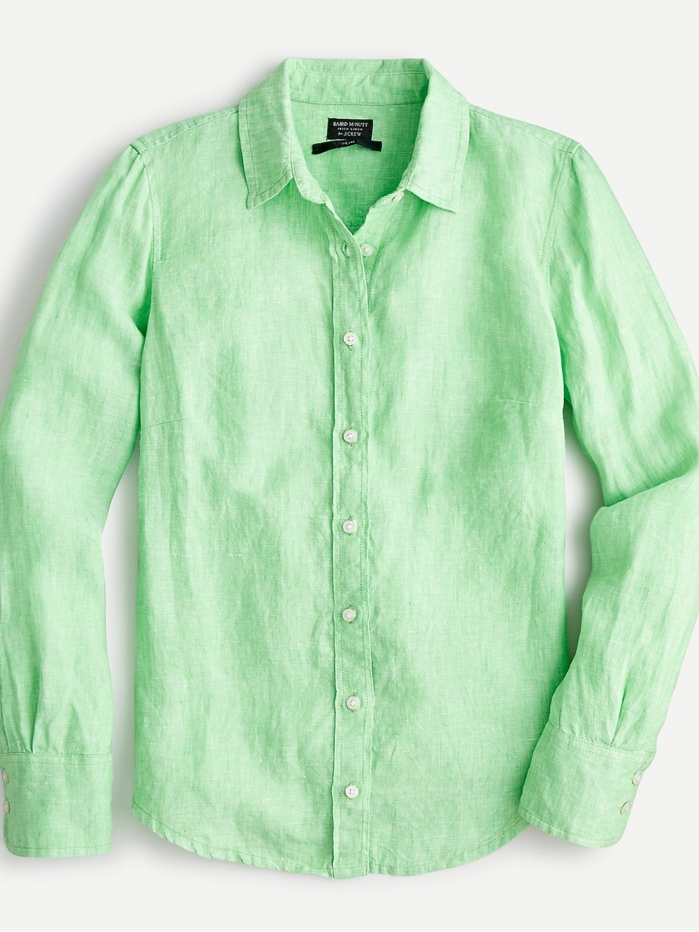 J crew perfect shirt in Baird McNutt Irish linen size 2P